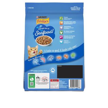 Friskies seafood cat on sale food